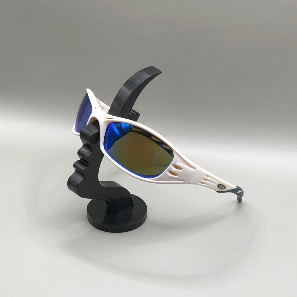 American Optical Safety Fuel Wrap Sunglasses Blue Lens